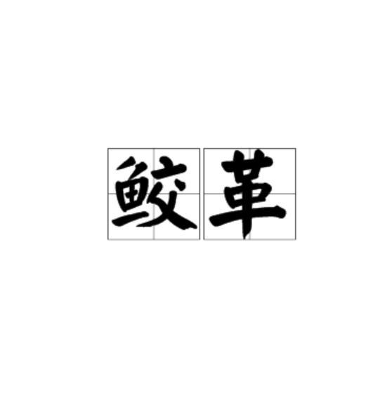 鮫革 鮫革