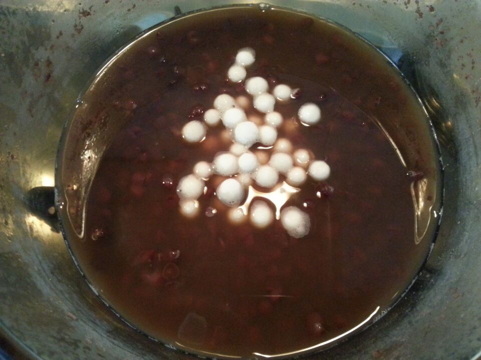珍珠丸子紅豆湯