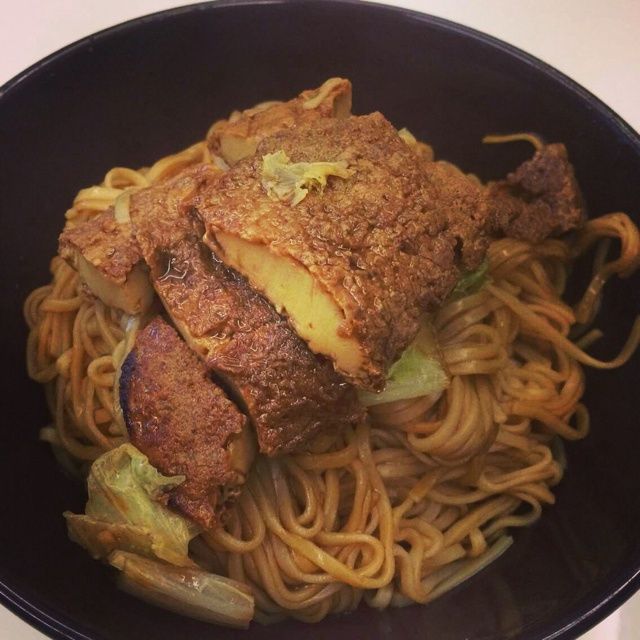 素雞拌麵 素雞拌麵