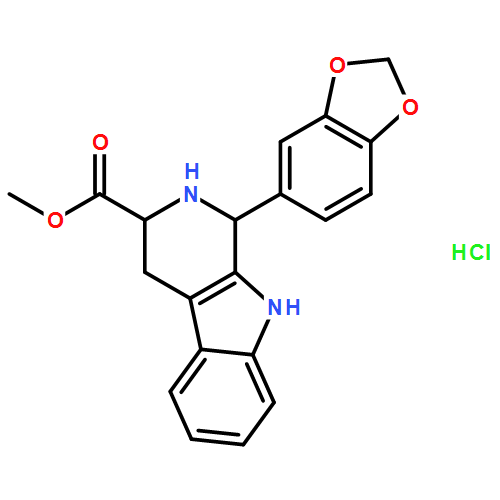順式-(1R,3R)-1,2,3,4-四氫-1-（3,4-亞甲二氧基苯基）-9H-吡啶並[3,4-B]吲哚-3-羧酸甲酯鹽酸鹽