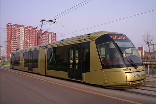 天津開發區導軌電車1號線