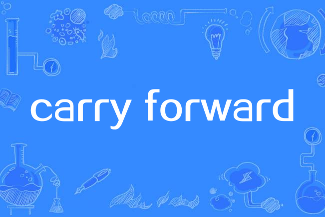 carry forward carry forward