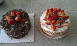 草莓奶油蛋糕~黑森林蛋糕~