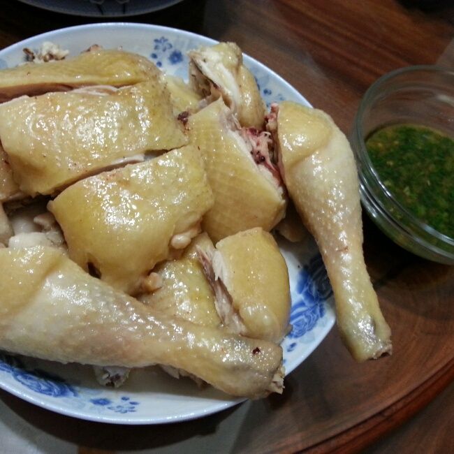 清蒸白切雞 清蒸白切雞