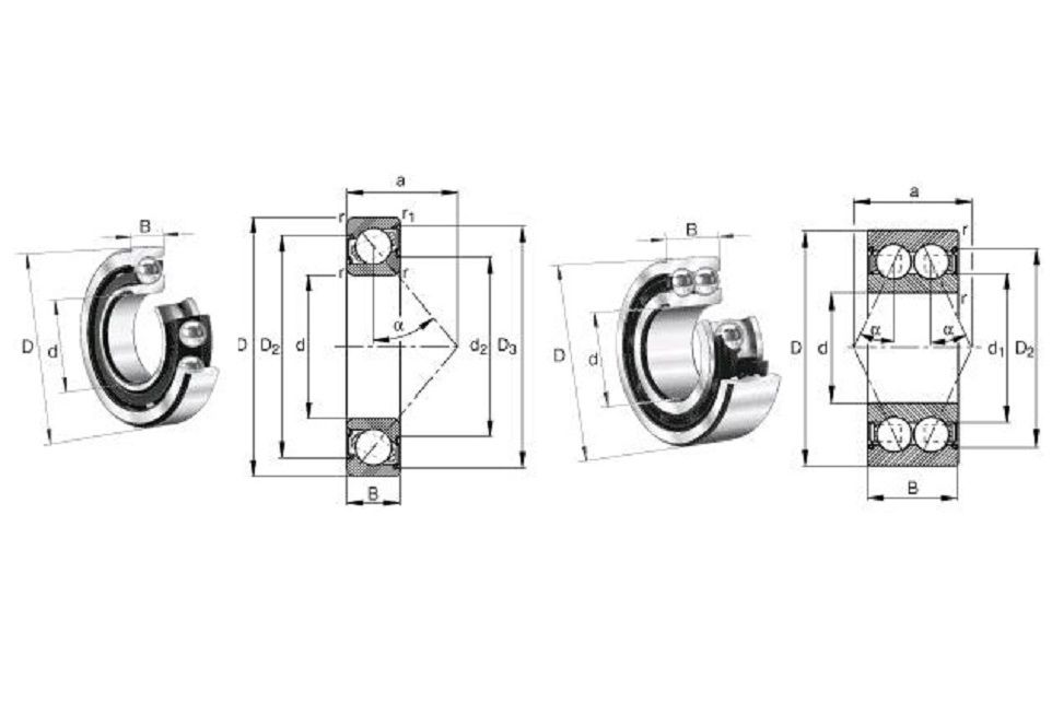 SKF 7224AC/DF軸承 SKF 7224AC/DF軸承