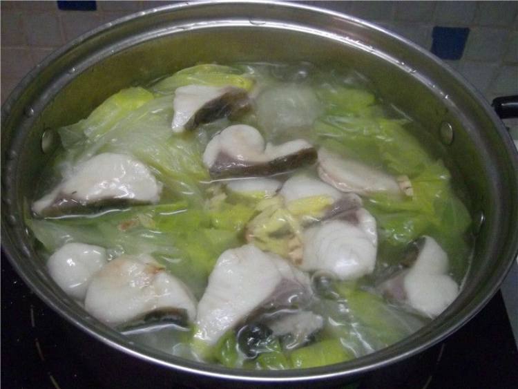 生菜魚片湯
