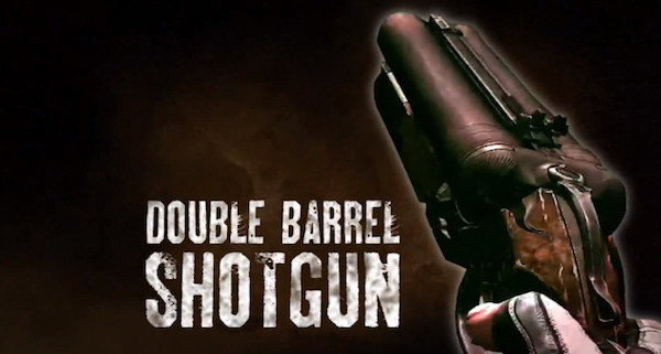 雙發霰彈槍double barrel shotgun