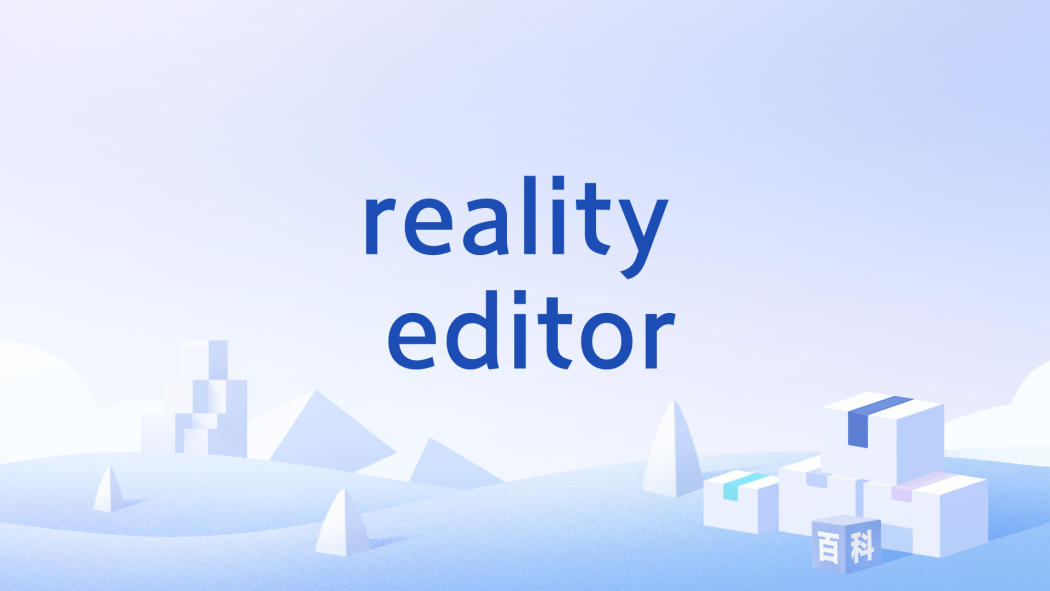 reality editor reality editor