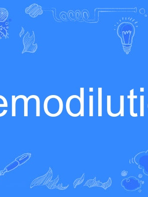 hemodilution hemodilution