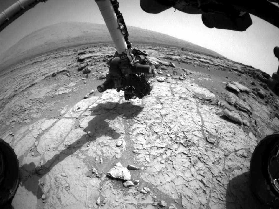 首次獲取火星岩石樣本動態圖