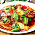 蒜苗魚片 蒜苗魚片