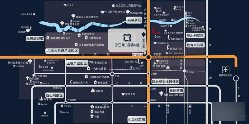 珠江摩爾國際中心——交通圖