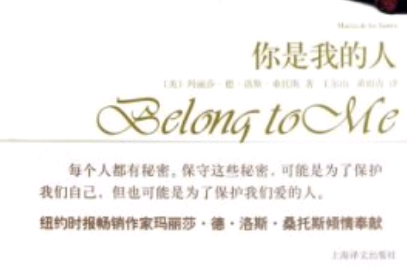 你是我的人(2011年上海譯文出版社出版的圖書) 你是我的人(2011年上海譯文出版社出版的圖書)