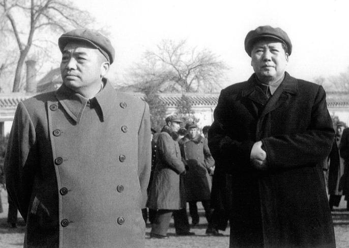 彭德懷與毛澤東（1953年）