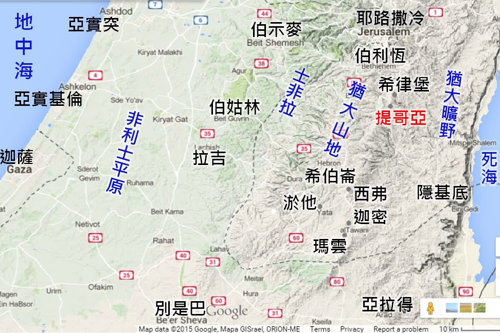 提哥亞(聖經地名) 提哥亞(聖經地名)
