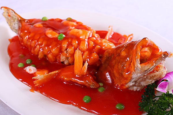 網油叉燒桂魚