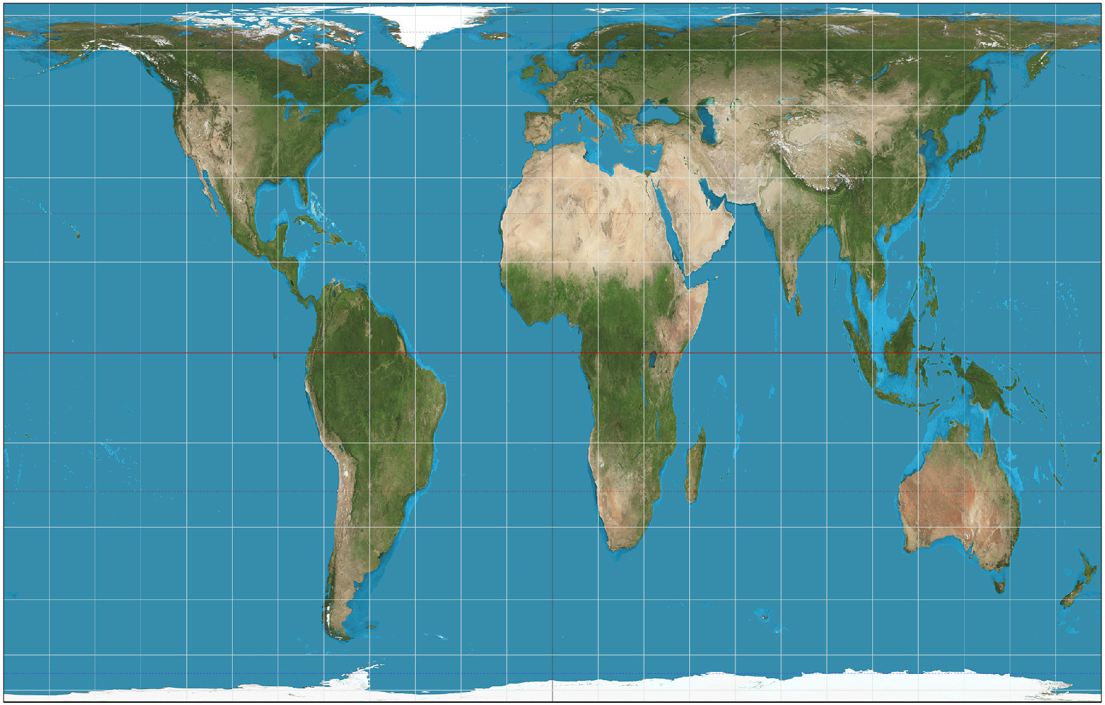 高爾-彼得斯投影世界地圖