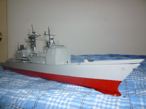邦克山號巡洋艦小比例模型