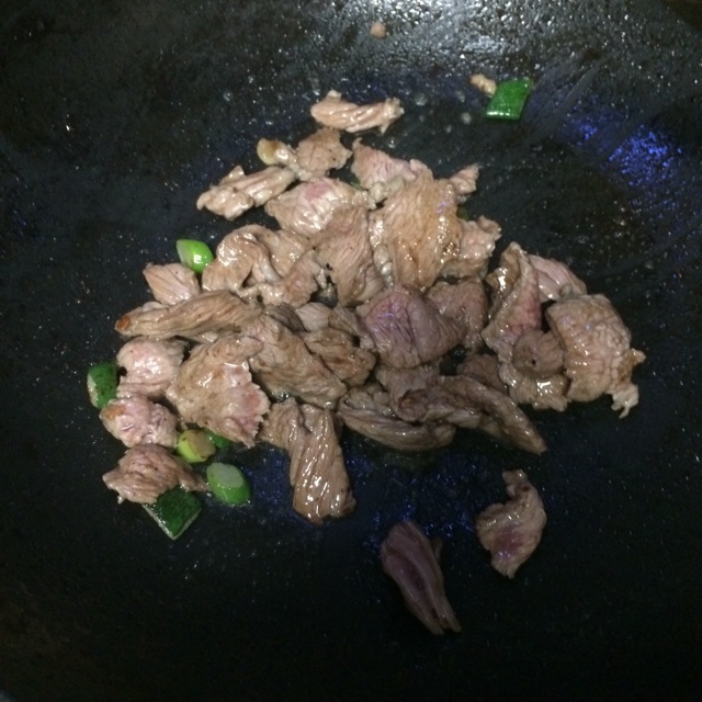 油菜杏鮑菇炒牛肉