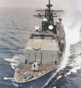 美國“提康德羅加級”飛彈巡洋艦