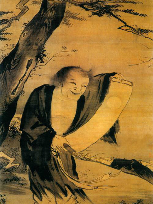 太極圖(明代吳偉創作的絹本設色畫) 太極圖(明代吳偉創作的絹本設色畫)