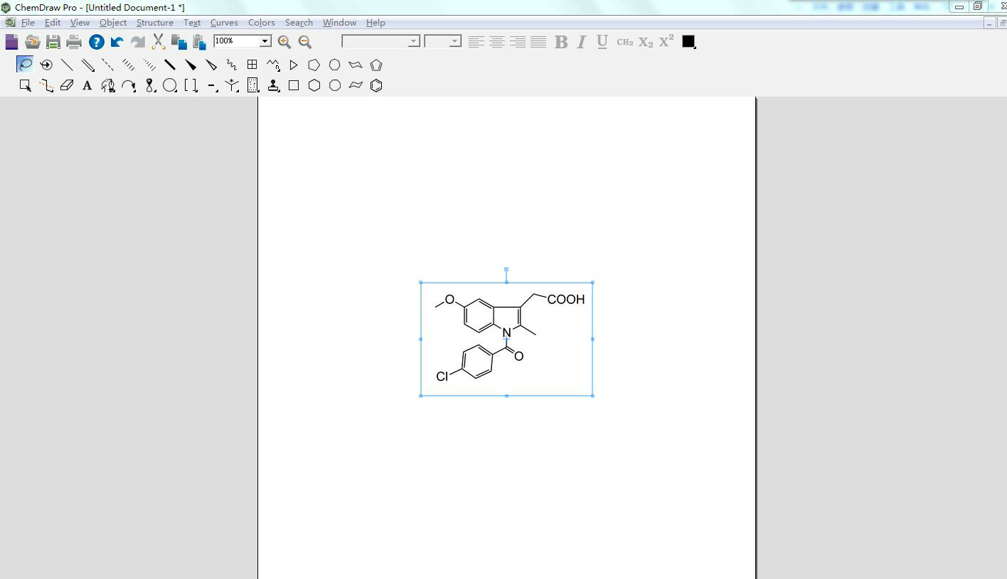 化學結構式繪圖編輯軟體圖片