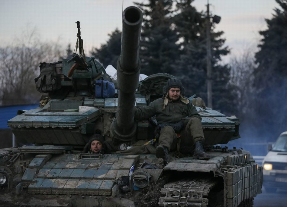 烏克蘭政府軍T-64坦克