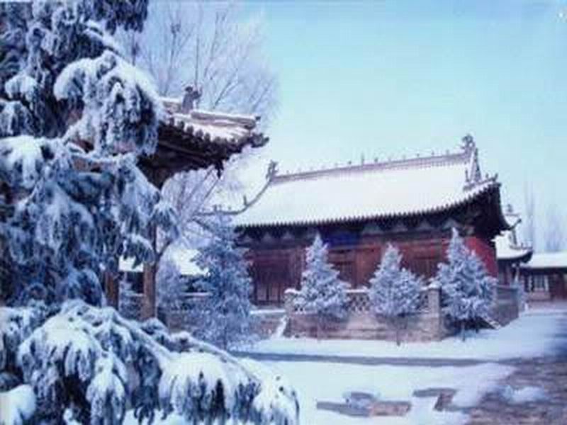 雪中釋迦寺