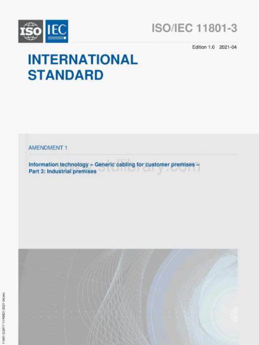 ISO/IEC 11801 ISO/IEC 11801