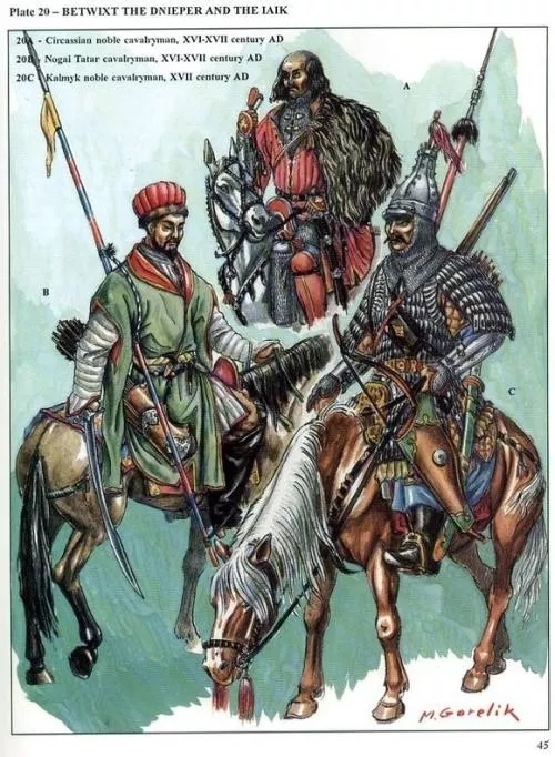 裝備精良的韃靼重騎兵