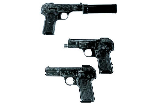 64式手槍(朝鮮仿製的白朗寧M1900式手槍) 64式手槍(朝鮮仿製的白朗寧M1900式手槍)