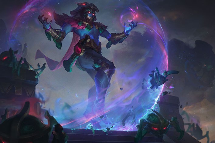 創世魔神(遊戲《英雄聯盟》中的瑪爾扎哈皮膚) 創世魔神(遊戲《英雄聯盟》中的瑪爾扎哈皮膚)