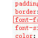 font-family