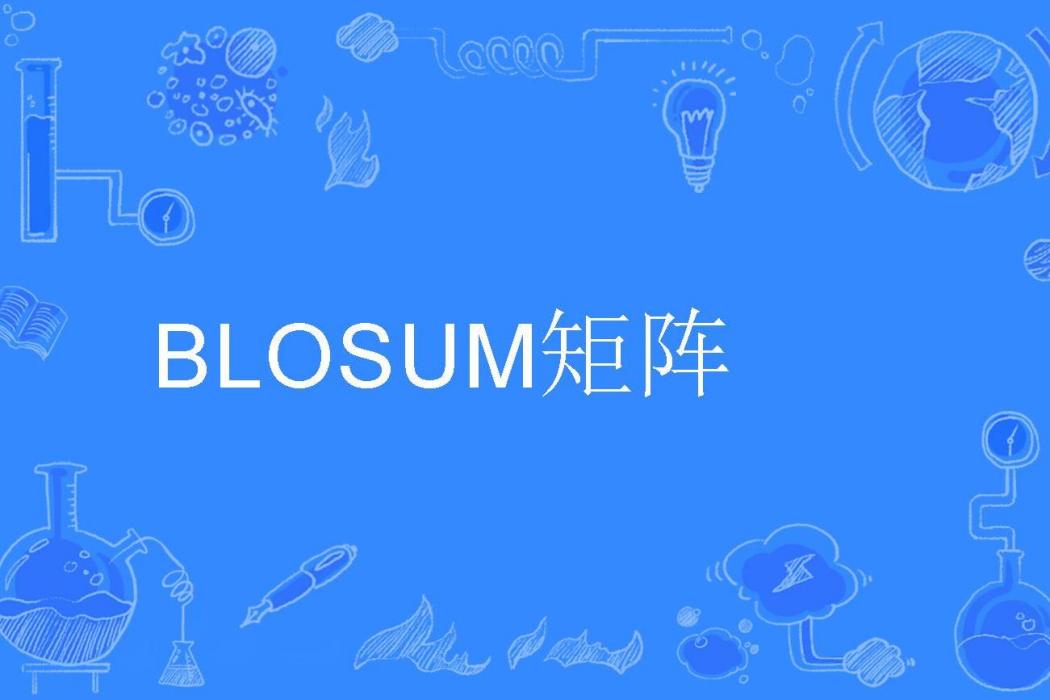 BLOSUM矩陣 BLOSUM矩陣