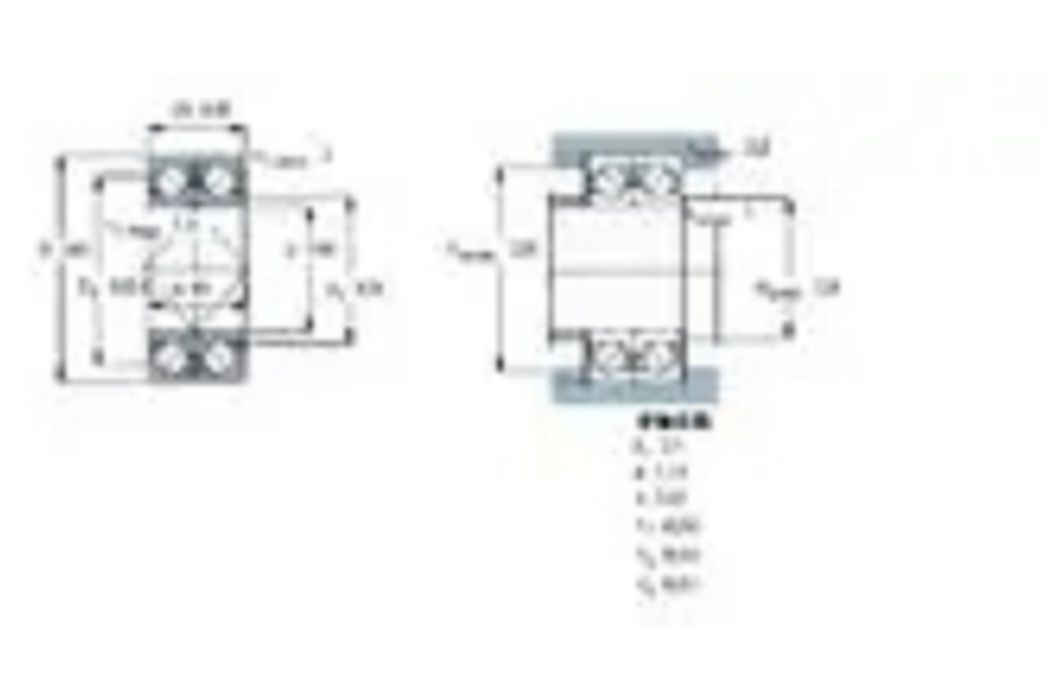 SKF 2*7322BECCM軸承 SKF 2*7322BECCM軸承