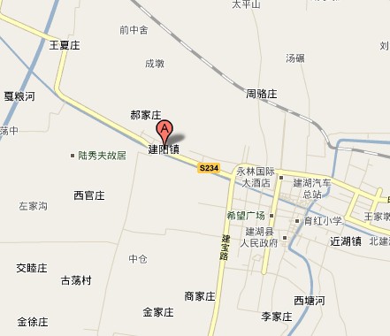 建陽鎮區域地圖