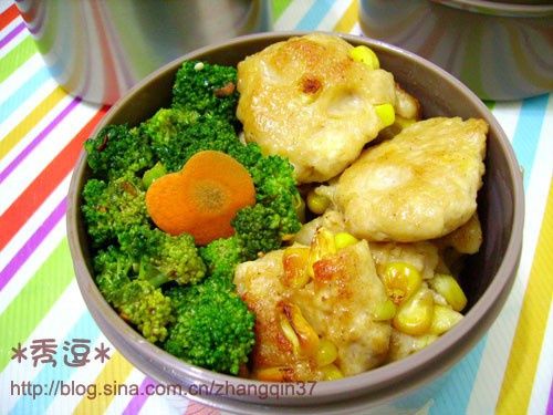 玉米雞肉餅