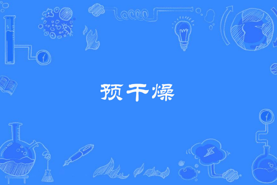 預乾燥 預乾燥