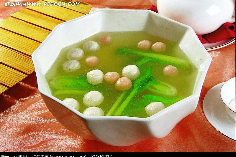 雙色魚丸湯