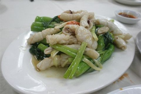鮮魷菜心 鮮魷菜心
