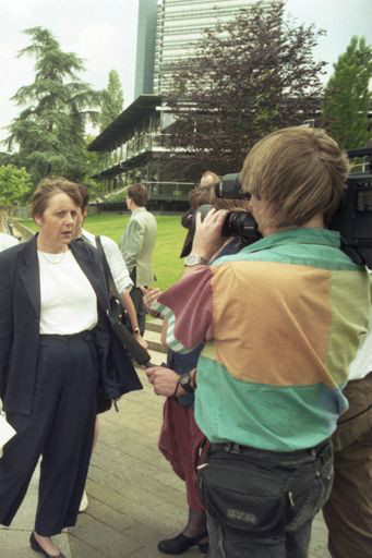 1995年默克爾接受採訪