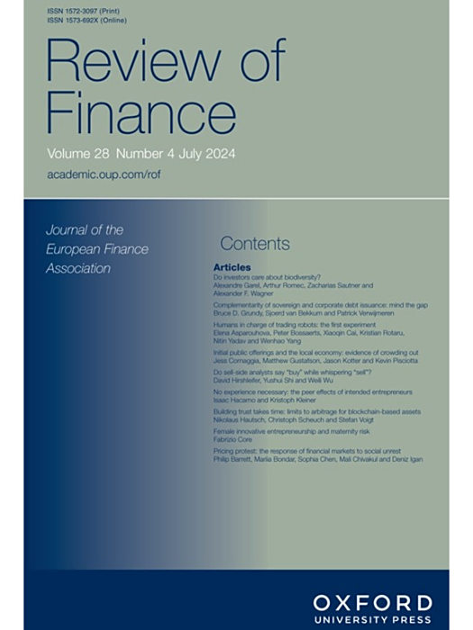 Review of Finance Review of Finance