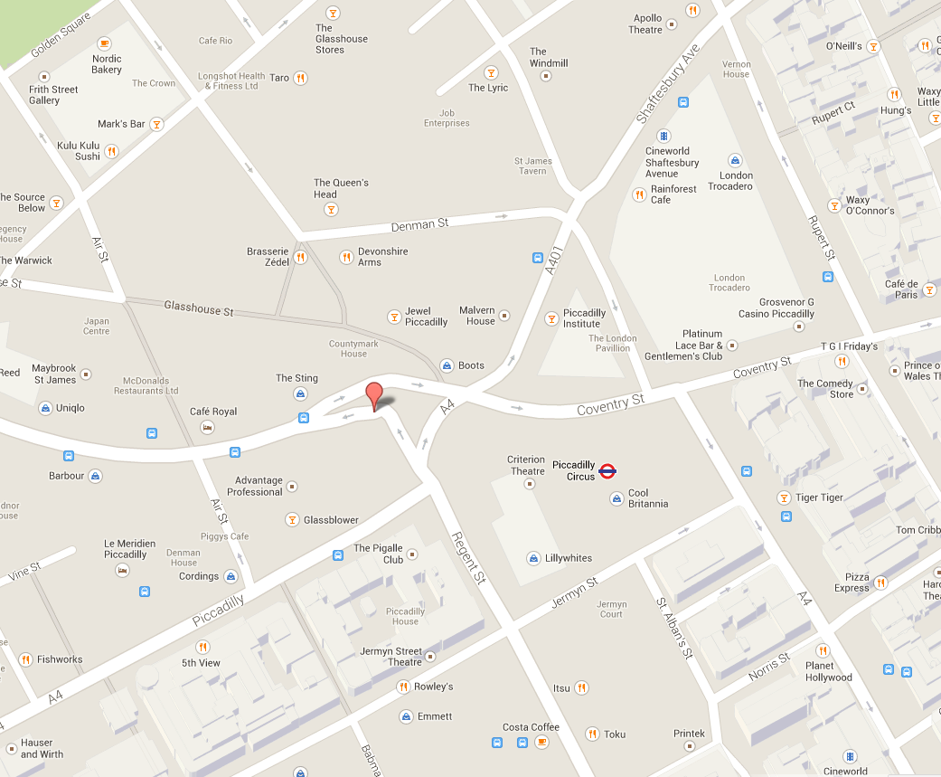 皮卡迪利轉盤谷歌地圖