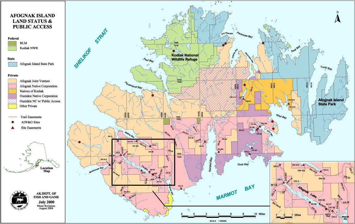 阿福格納克島地圖
