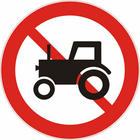禁止拖拉機通行標誌