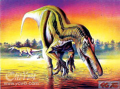 最早被命名的食魚恐龍 重爪龍