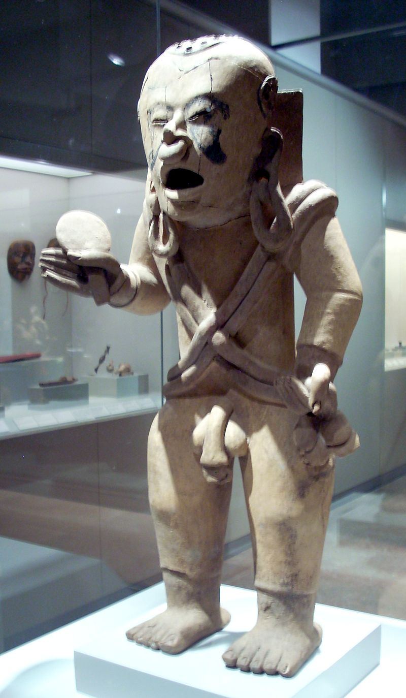 墨西哥的西佩托克陶瓷雕像，現存於馬德里的阿姆里卡博物館