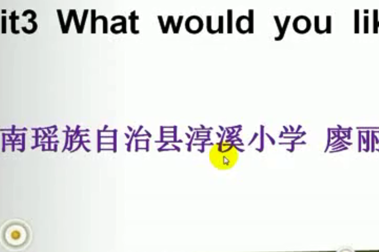 What would you like? What would you like?