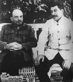 1922年的史達林與列寧