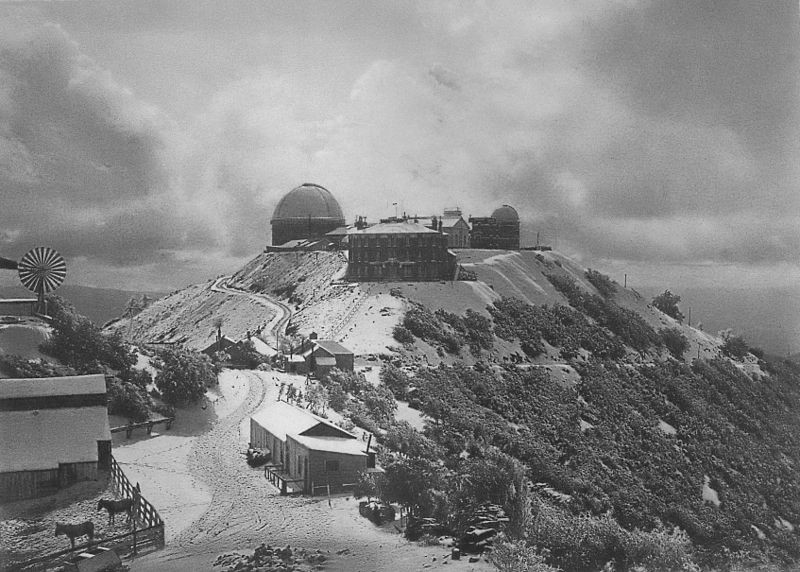 1900年的利克天文台。